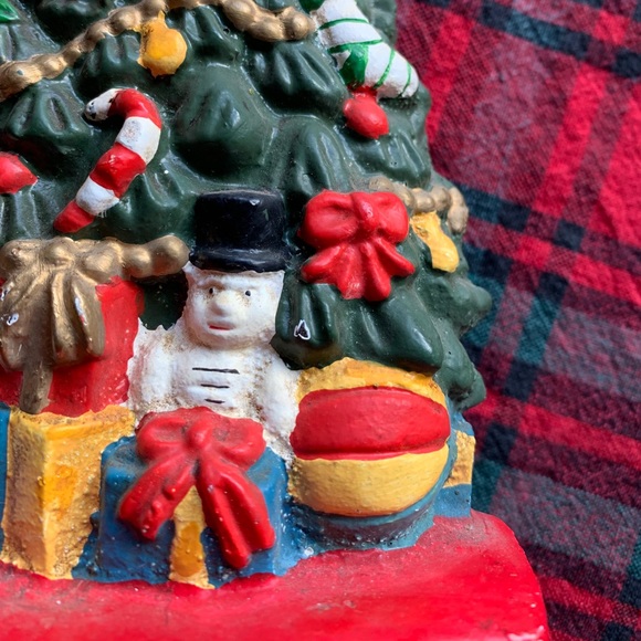 Cast Iron Door Stop Christmas Door - Picture 9 of 14